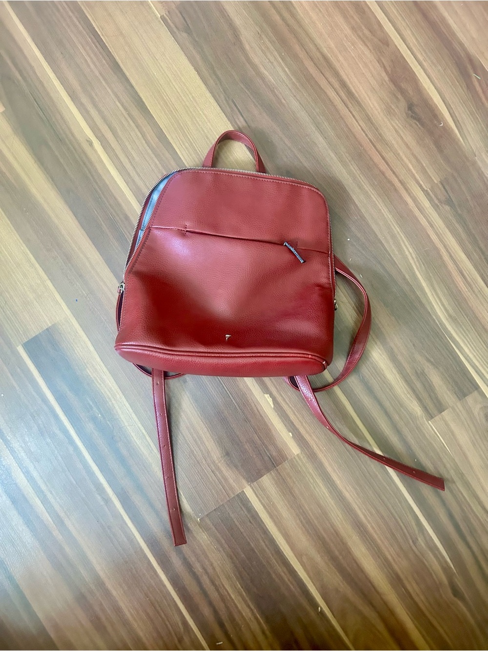 Seven Days-pu-Classic Red Women's Backpack — Everyday Casual Carry